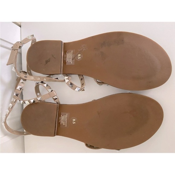 Steve Madden Travel Studded Casual Ankle Strappy Sandals Tan - Picture 4 of 4